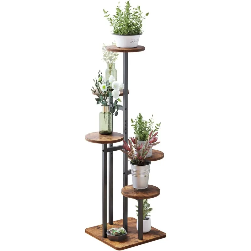 

Plant Stand Indoor, Tiered Plant Stands for Indoor Plants Multiple, Corner Flower Stand for Living Room, Multi-Layer Vintage