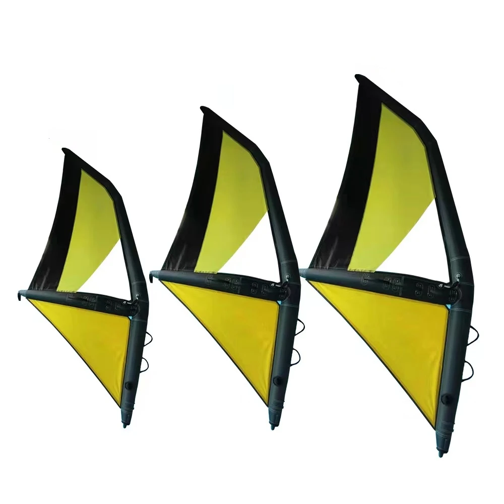 Inflatable Stand Up Paddle Board Sails, Wind Surfing Sail, Windsurf Kites SUP, 360 Degree Rotation