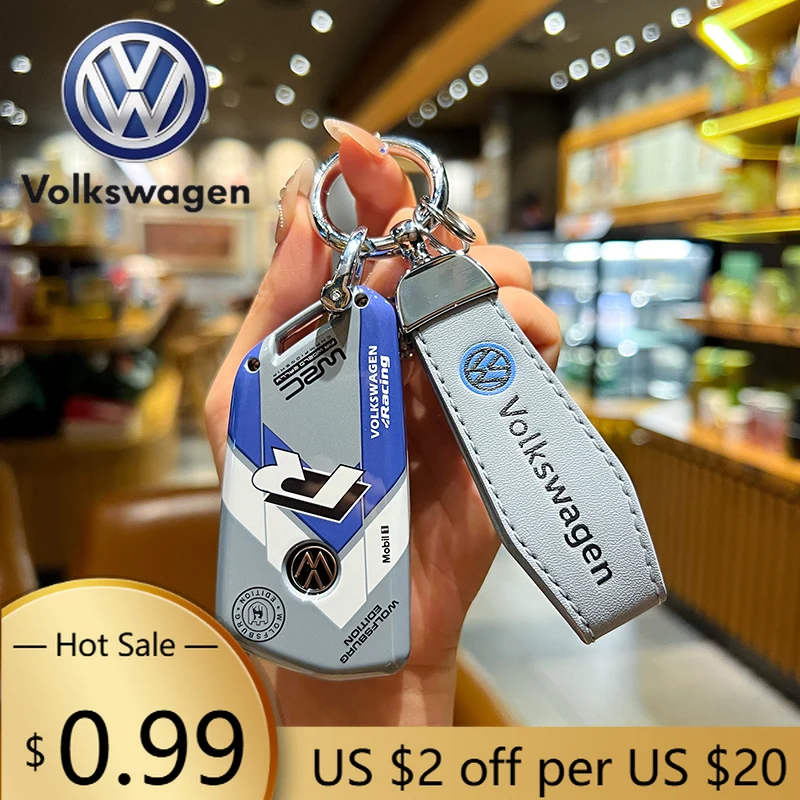 

Чехол для автомобильного ключа в стиле лакокрасочного покрытия для VOLKSWAGEN VW R Rline Golf 8 MK8 ID3 ID4 Cupra Skoda Octavia SEAT Le