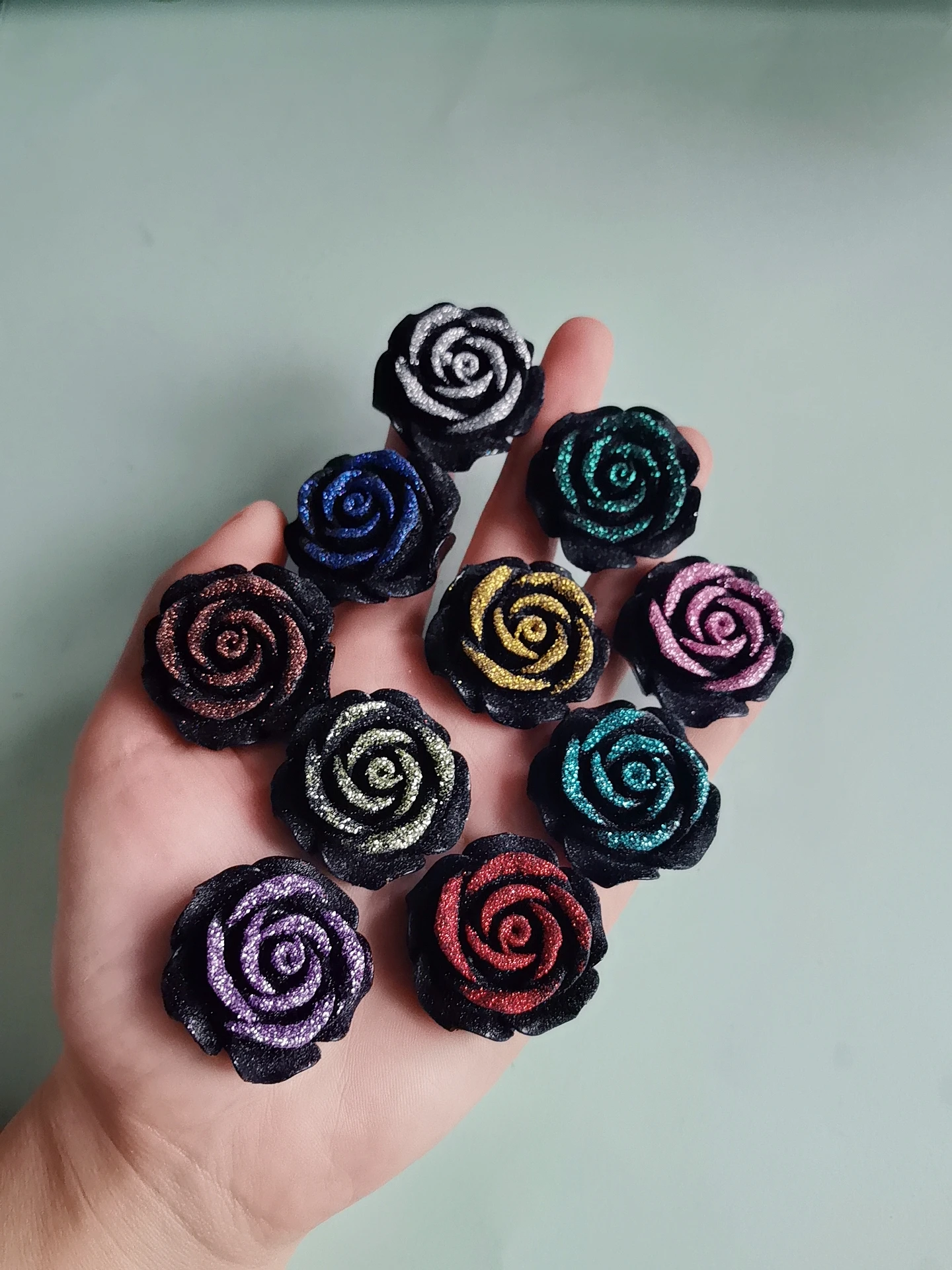 

Beautiful 15*34mm Miniature Flowers Rose Resin Beads Crafting Delight for DIY Enthusiasts