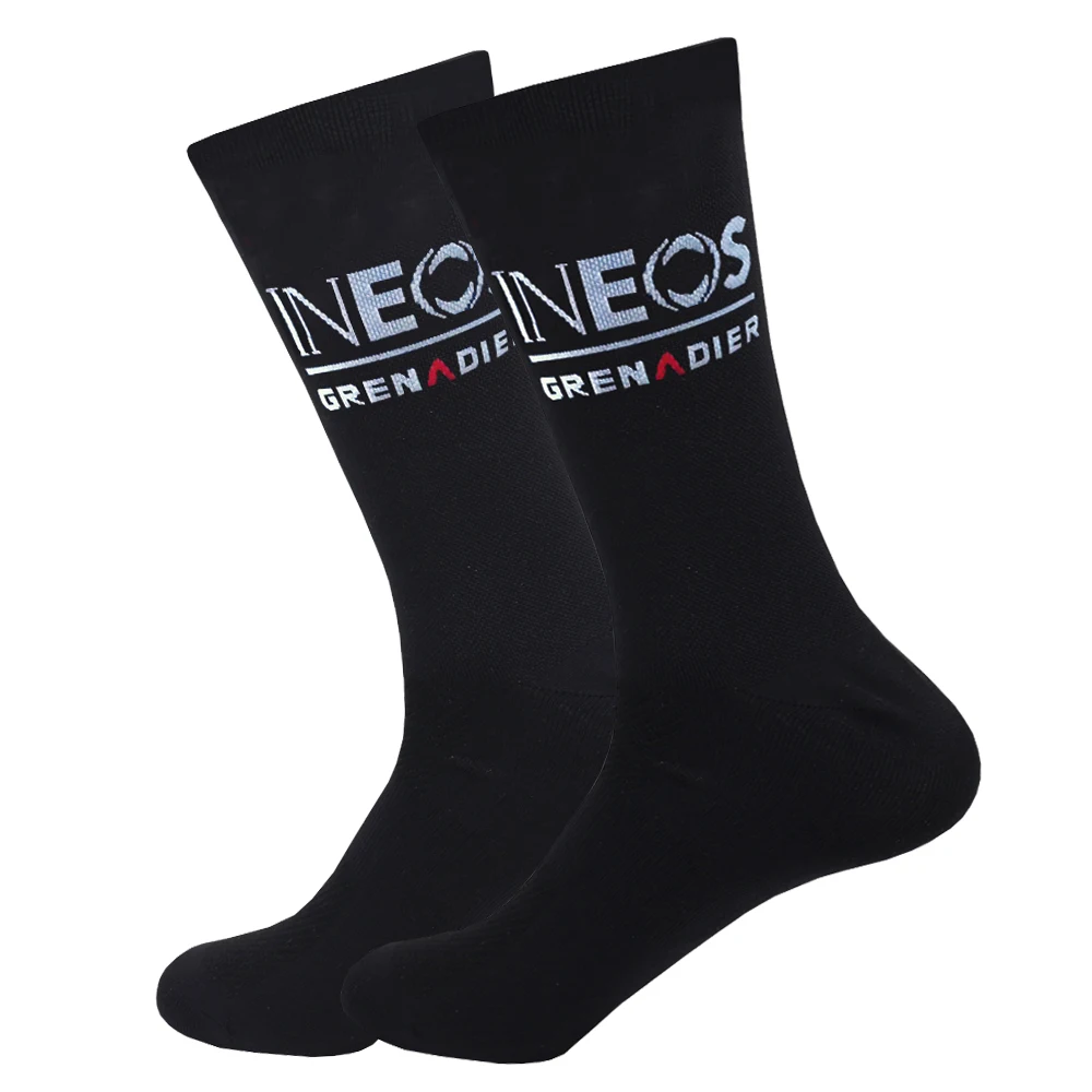 Weiße UAE-Radsocken, rot, TEAM, leichtes, großes Mesh-Design, MTB-Fahrradsocke, Unisex, für Erwachsene, Kompressionssocken, rutschfeste Laufsocken