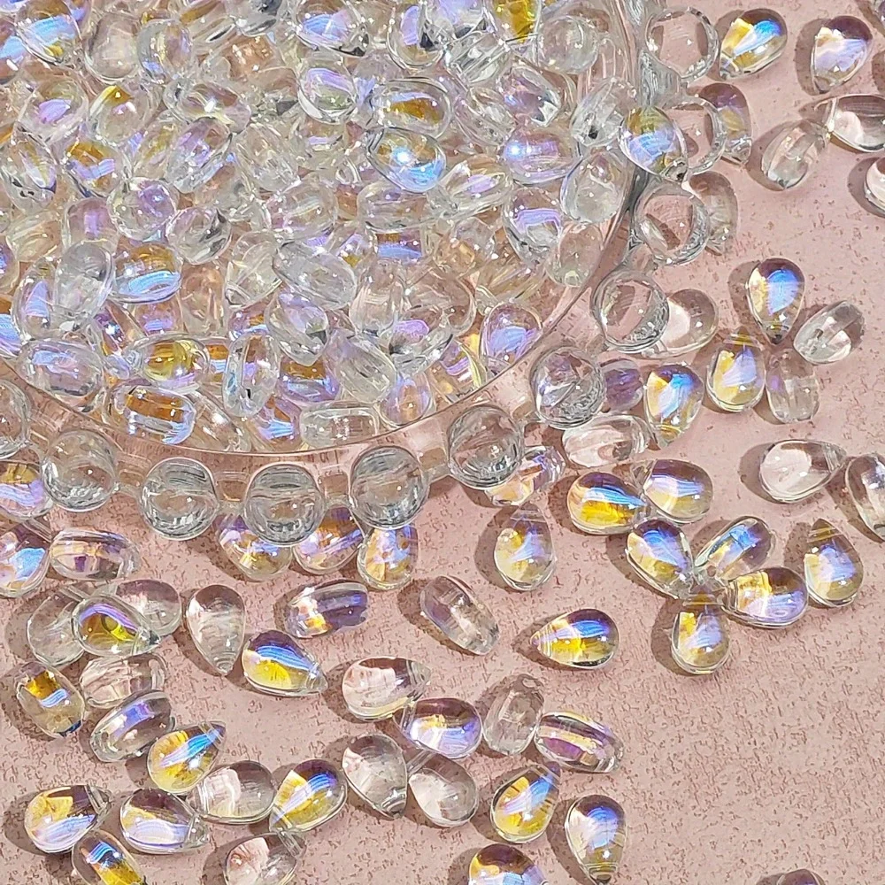 32/52Pcs, Drops, Glass, Beads, - Jewelry Making Store 评论和价格