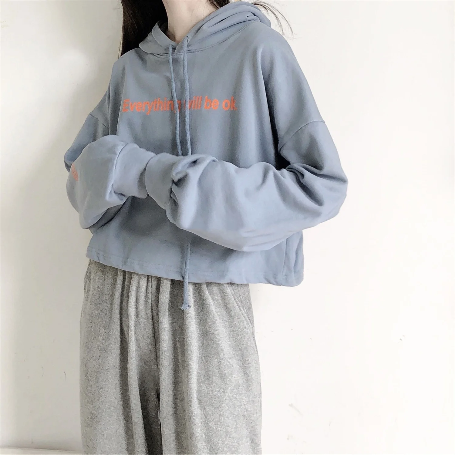 

Толстовки с капюшоном и графическим рисунком, женские топы, женские сезонные девушки, женские дымчатые реглан, красный, с v-образным вырезом, индивидуальные, без капюшона, микро