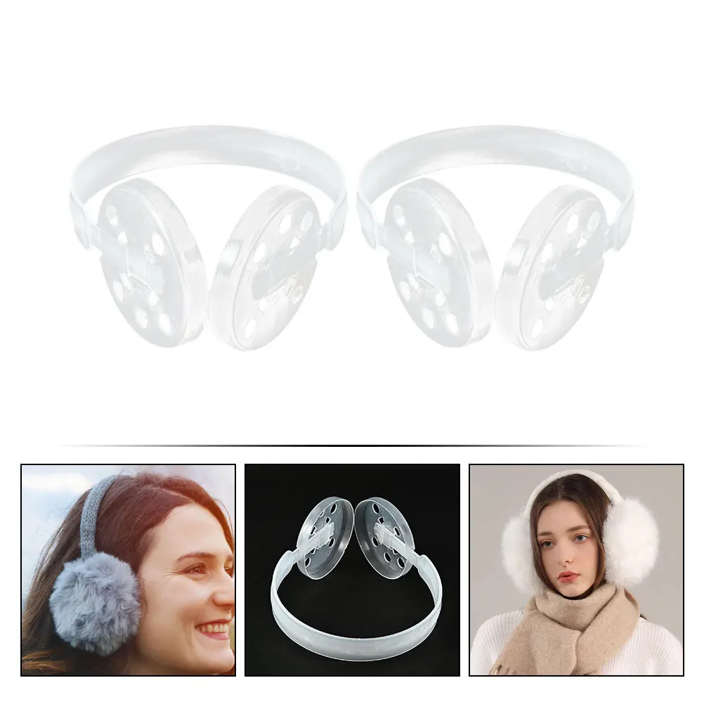 

2 pcs Holder For Diy Winter Warm Earmuff Making Frame Making Earmuff Frame Rack Rack Shelf Ear Protector Support