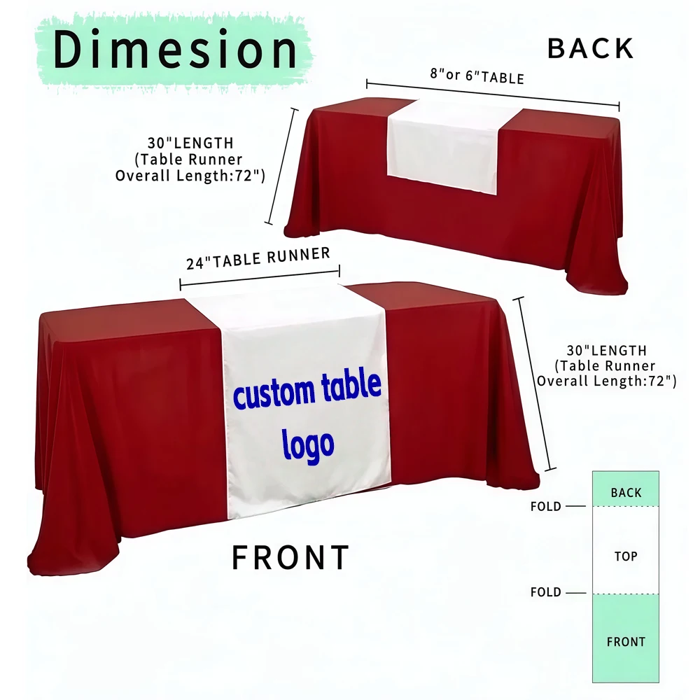Aerlxemrbrae Customizable Table Runner  for   Anniversary, Seasons, for Weddings, Birthdays Halloween, Christmas