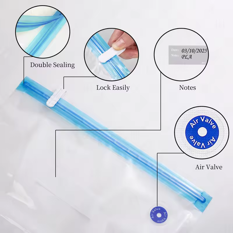 3D Printer PLA ABS TPU PETG 1kg Filament Vacuum Storage Bags Keep Material Dry Avoid Moisture Consumable Safekeep Filament Bag - Image 4