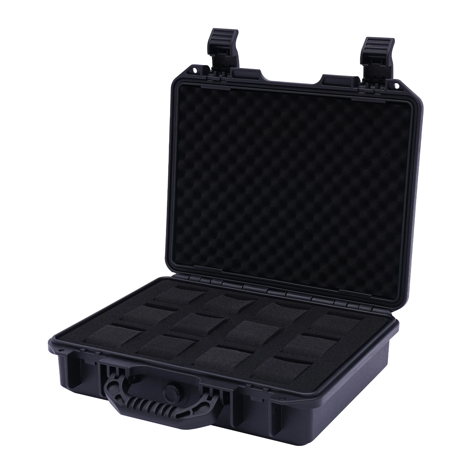 

Чехол для переноски часов 12, организация и защита коллекции часов в твердом корпусе, сверхпрочный, водонепроницаемый, для путешествий и хранения.