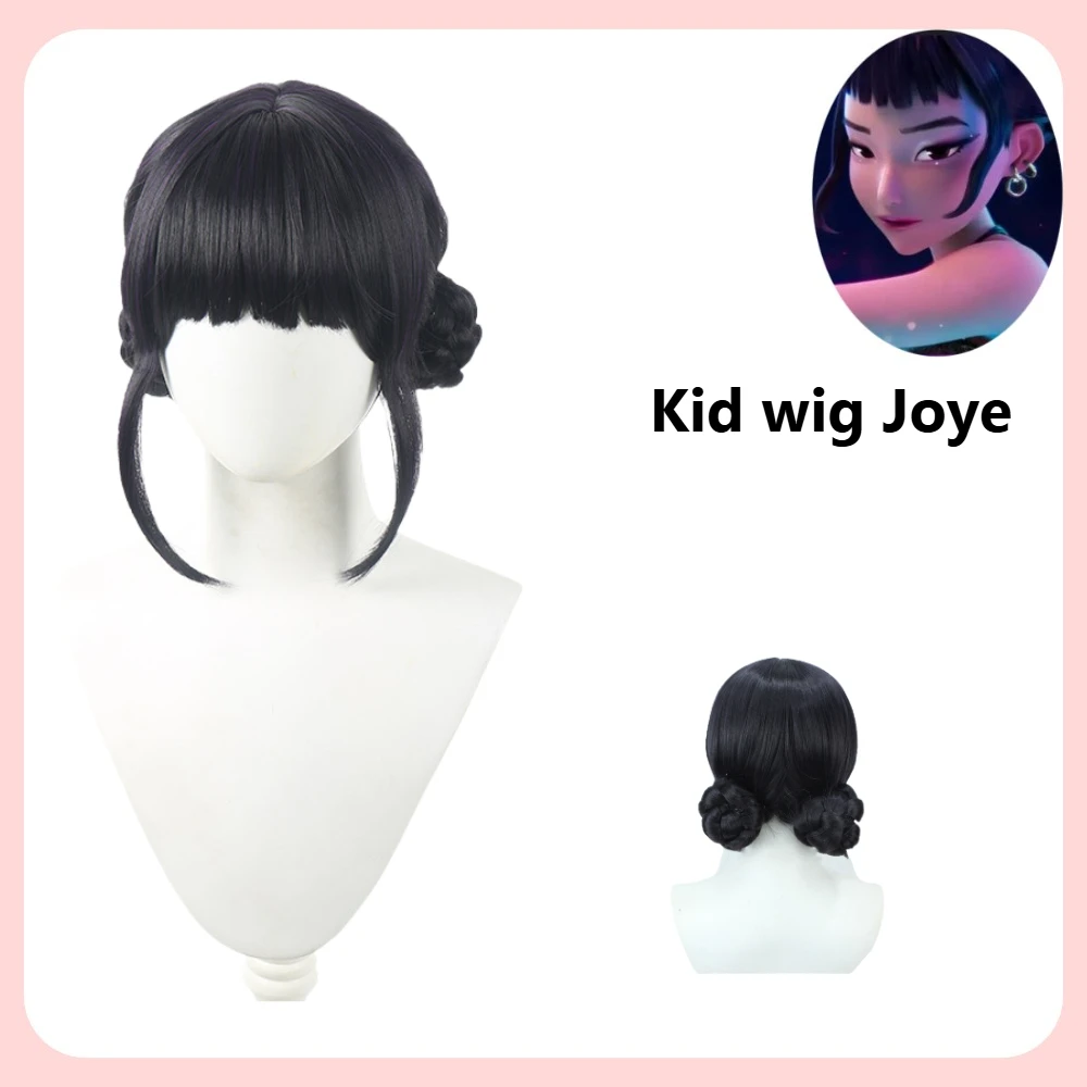 Kpop デーモンハンターズウィッグサジャボーイズベビーウィッグ男性女性人工毛無料ウィッグキャップコスプレハロウィンパーティー小道具用品