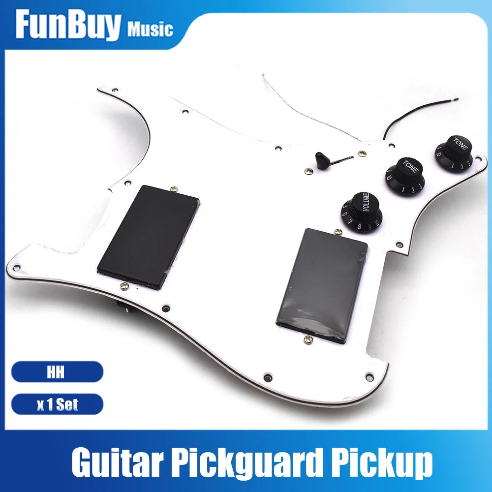 

HH Loaded Prewired Scratchplate 2 Close Humbucker Coil Splitting Guitar Pickguard Electric Guitar Pickup for ST Guitarra