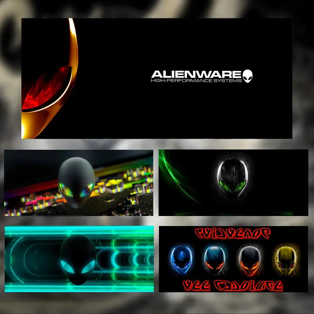 

Коврик для мыши Brand Tech A-Alienware, большой игровой коврик для мыши с прошитыми краями, утолщенный настольный коврик для ПК