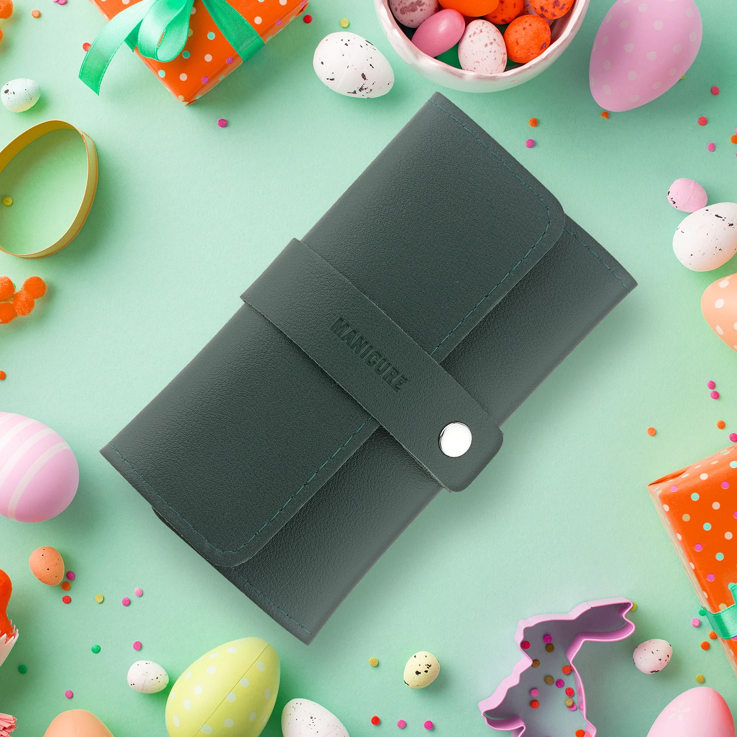 Conjunto de manicure de aço inoxidável, 7 peças, mini kit de cortadores de unhas para viagem, ferramentas de cuidados com pedicure, kit de aliciamento, presente para mulheres e homens