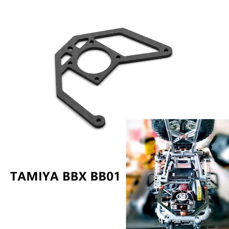 

Carbon Fiber Cooling Fan Mount Holder for Tamiya BBX BB01 BB-01 1/10 RC Car Upgrades Parts Accessories