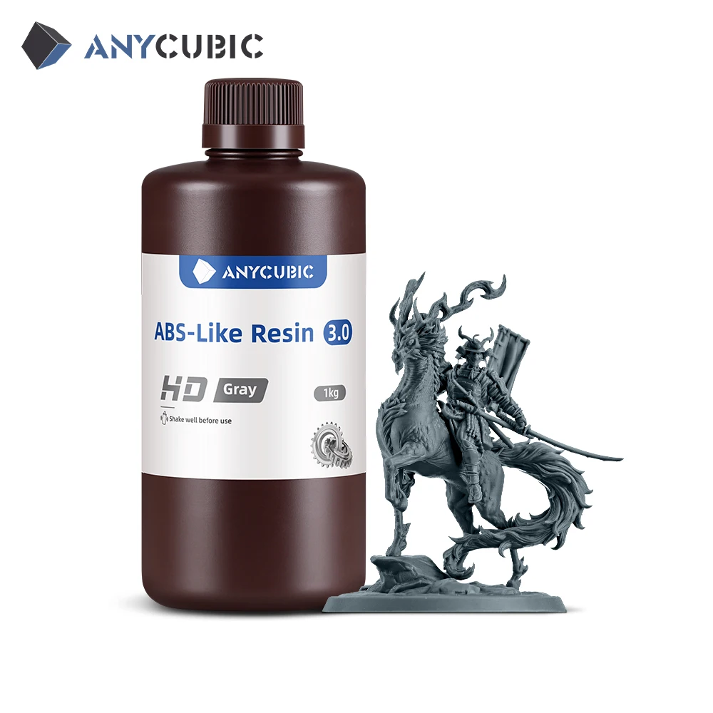 Żywica ANYCUBIC ABS-Like Resin 3.0 do drukarek 3D LCD, wysoce elastyczna, większa dokładność, niższy stopień kurczliwości, minimalny zapach, Mono 4 — zdjęcie produktu 7