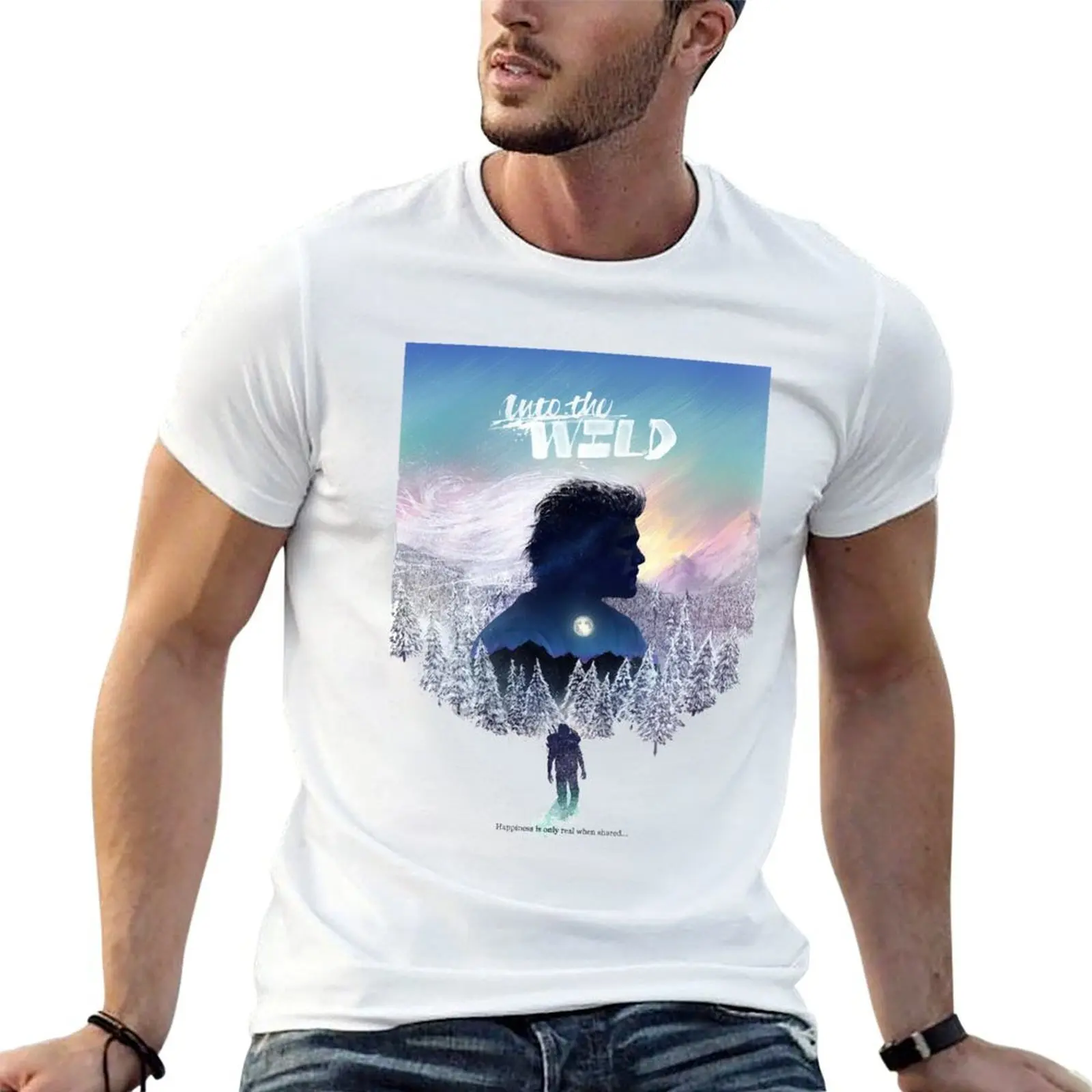 

Into the wild T-Shirt man t shirts graphic t shirt man plain T-Shirt