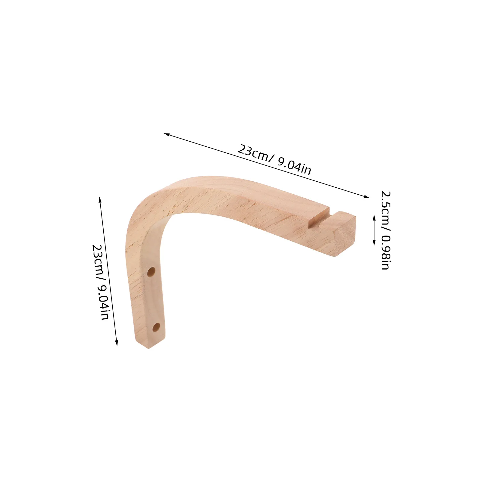 9 Inch Solid Wood Wall Hook for Plants Indoor Hanging Planter Hook Decorative Garden Pot Hanger Balcony Wind Chimes Flower