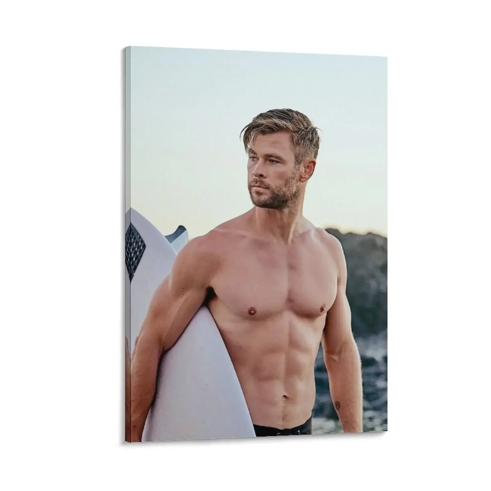 

Chris Hemsworth Canvas Painting wall decor art room decors aesthetic