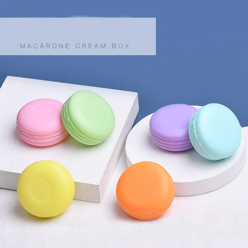 5Pcs 10g Macaroon Eye Cream Dispensing Bottle Leak-proof Cosmetic Refillable Bottle Portable Travel Isolation Cream Bottle