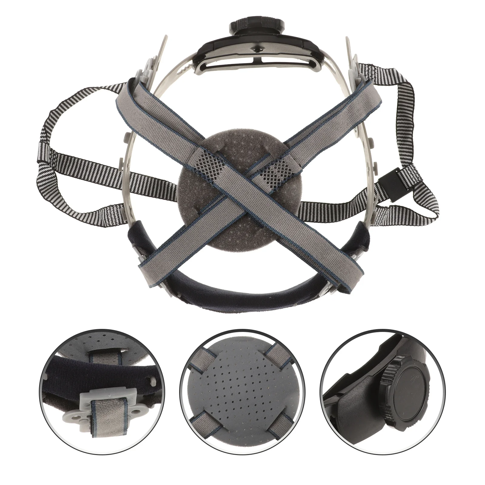 

Adjustable Hard Hat Liner Replacement Foldable Safety Hat Insert Secure Chin Strap Construction Worker Protection Hardhat