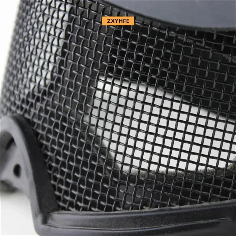 Gafas tácticas antiimpactos de malla de acero para airsoft - imagen 2