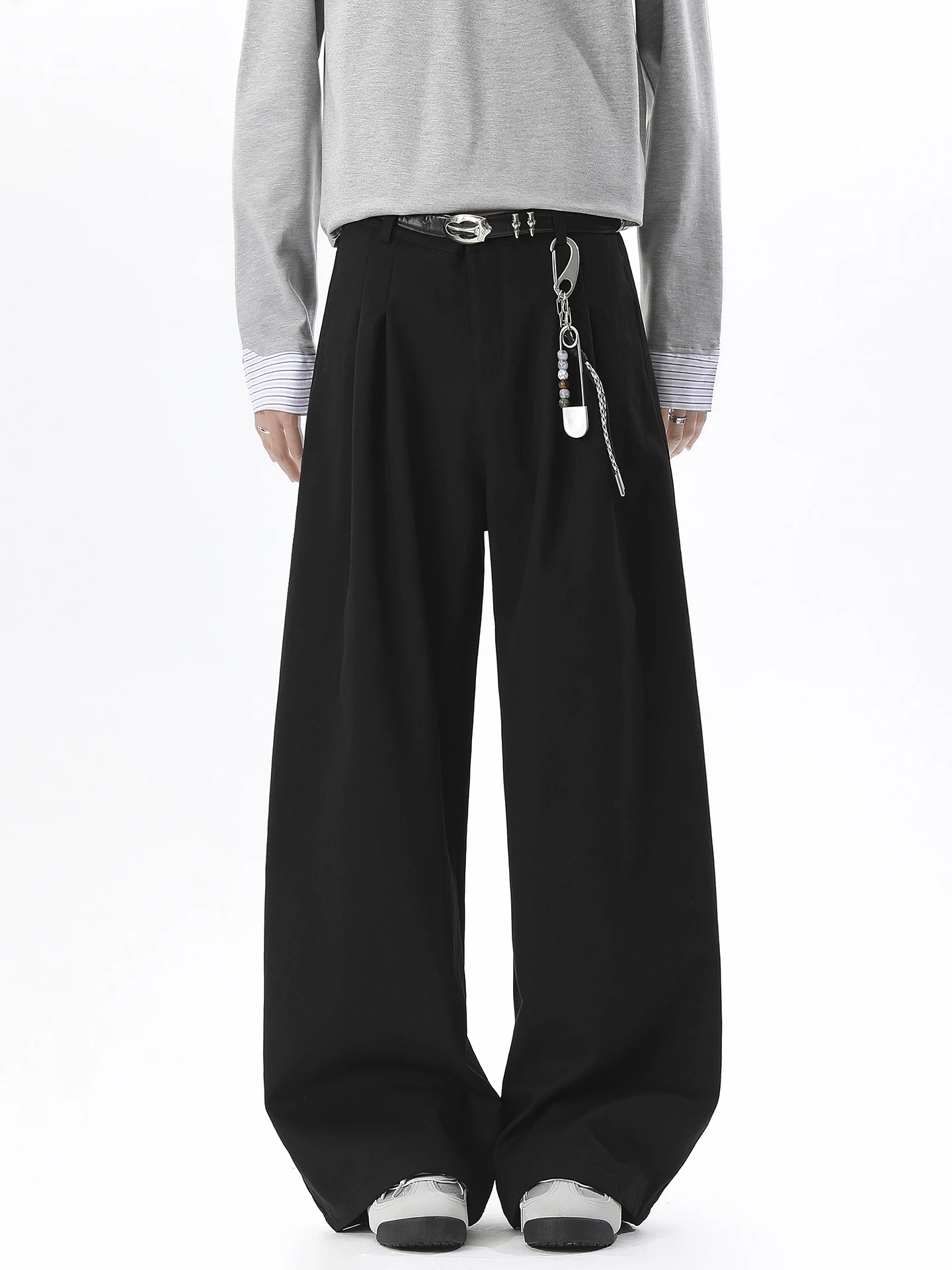 

Брюки Boyue: повседневные свободные леггинсы унисекс, однотонные, простые, универсальные, для отдыха, широкие, длиной в пол, для поездок на работу