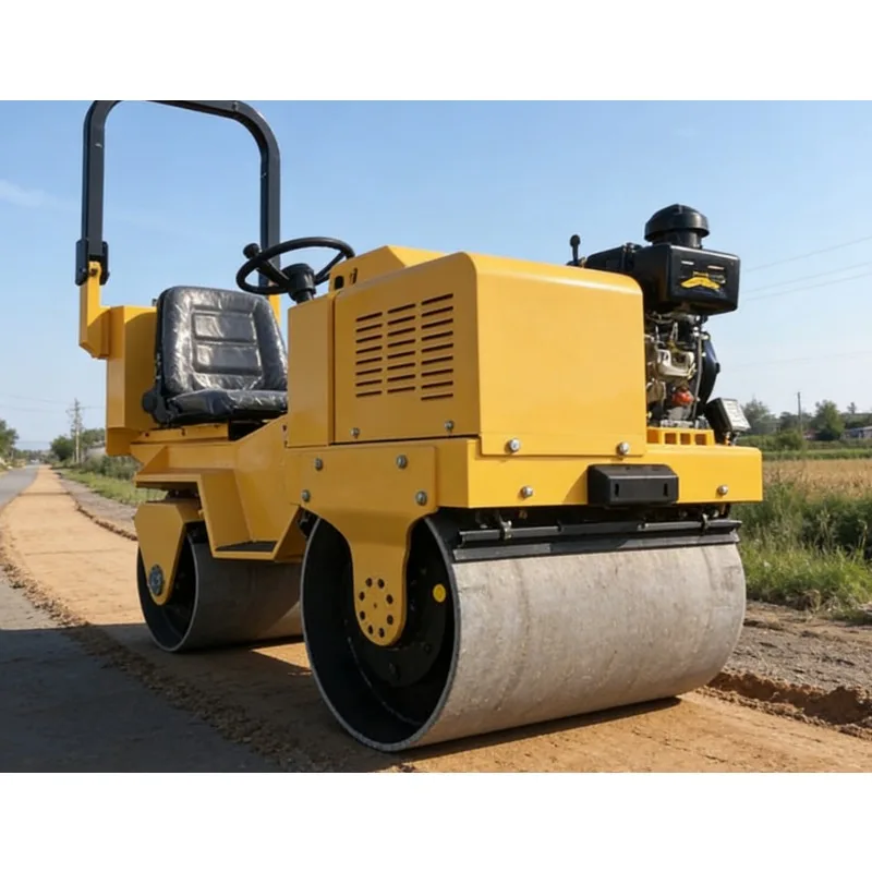 Customized Ride on Single Drum Roller 1.5 Ton Diesel Vibratory Articulated Steering Ride on Compactor Earth Road