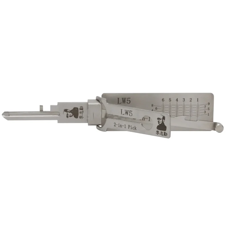 LW4 LW5 LISHI 2in1 für LOCKWOOD Schlossöffnungswerkzeug Decoder Profi-Werkzeug Schlosserwerkzeug – Detail 6