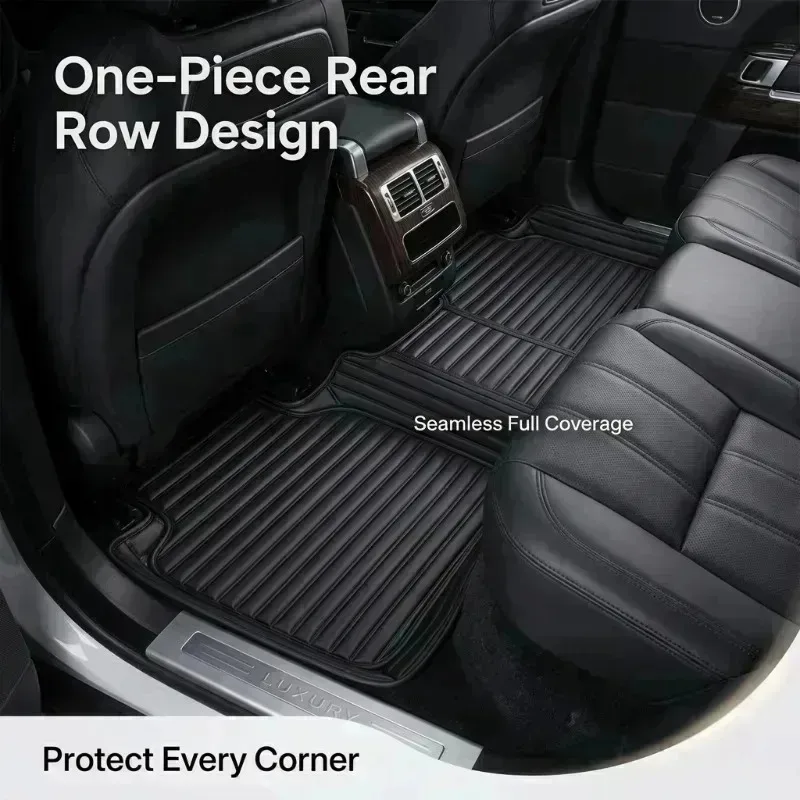 Car Floor Mats for Mercedes Benz GLC Class X254 2023-2026 Custom Auto Foot Pads Waterproof Diamond Carpets Interior Accessories view 4