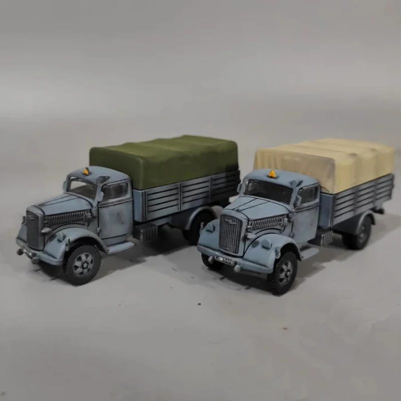 Opel Transport Truck im Maßstab 1:72, Simulationsmodell aus Kunststoff, statische Anzeige, Sammlerstück, Souvenir-Dekoration