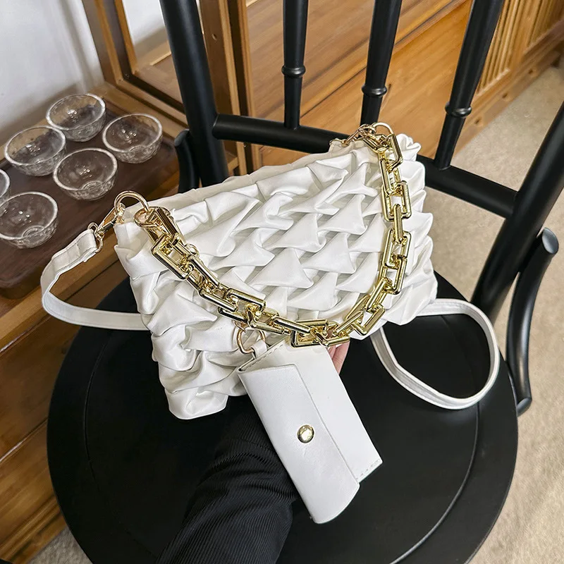 

2025 New Trendy Women's Ins Style Crossbody Bag - Spring/Summer Quilted Chain Small Square Bag, Stylish Shoulder Design
