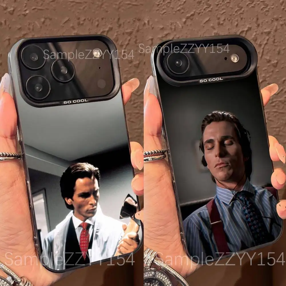 

P-PatrickS Phone Case For IPhone 15,16,17,13,14,11,12,Pro,Max,Plus,E,Air,Mini Gray Matte Shockproof Back Cover