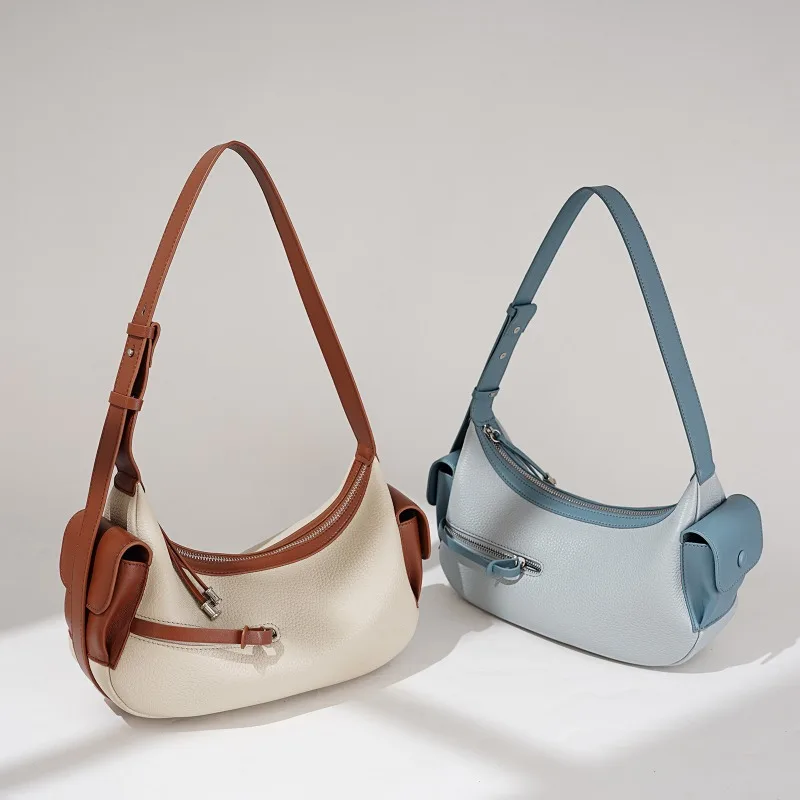 

Luxury High End Women Fashion Bag Classic Leather Elegant Vintage Crossbody Messenger Tote Bag