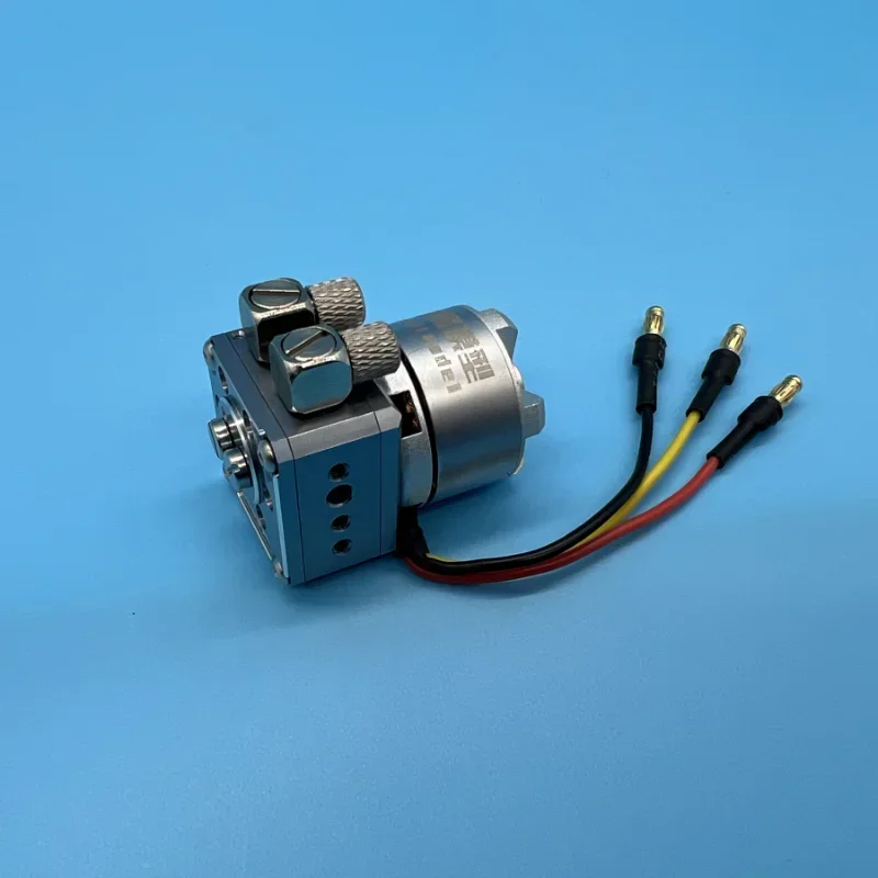 Alloy Mini Hydraulic Brushless Motor Oil Pump for 1/12 1/14 RC Excavator Bulldozer Trailer Car Truck DIY Parts