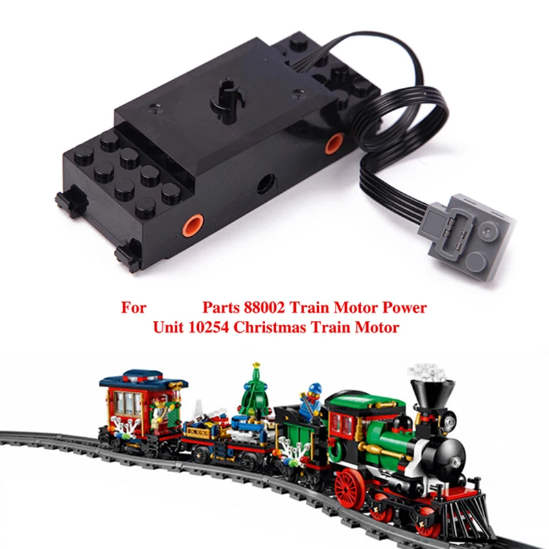 Technical Parts Christmas Train Motor Multi Power Functions Tool PF Model Sets Building Blocks Compatible All Brands DIY Toys