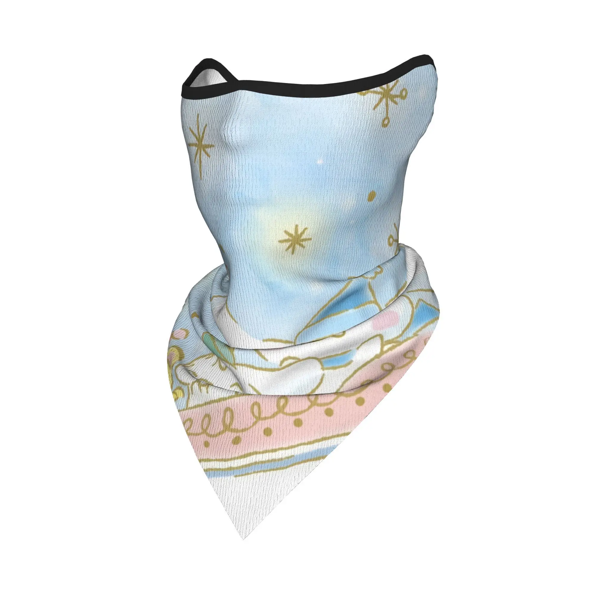 Cinnamoroll быстросохнущий многофункциональный шарф для лица, защита от ультрафиолета и пыли для езды на велосипеде, спортивная маска на открытом воздухе, удобная, прочная Cinnamoroll быстросохнущий многофункциональный шарф для лица, защита от ультрафиолета и пыли для езды на велосипеде, спортивная маска на открытом воздухе, удобная, прочная