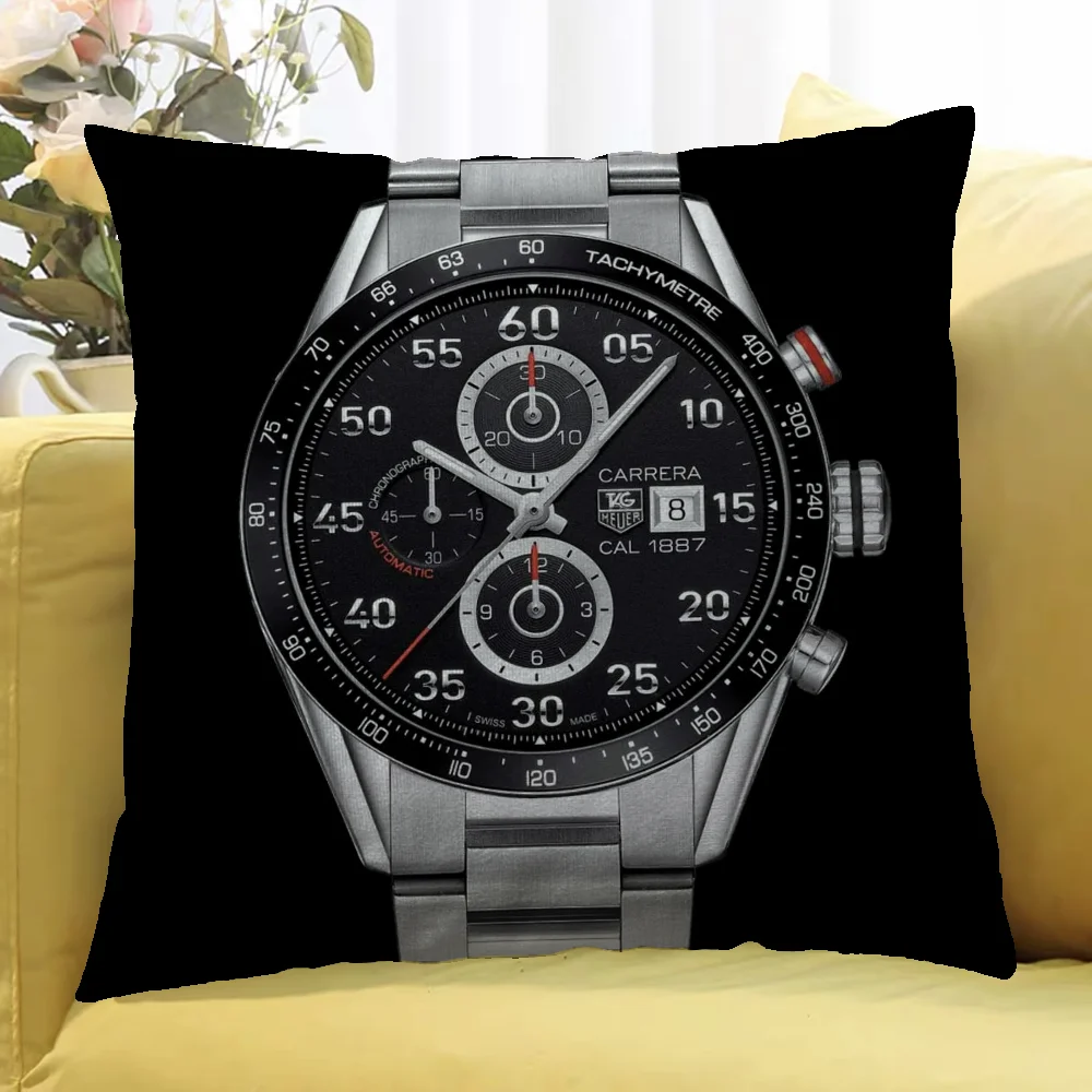 T-TAG Heuer 45x45 Cushion Cover for Living Room Cushions Pillow Cases 45x45 Covers for Bed Pillows Decorative Pillowcase 40x40