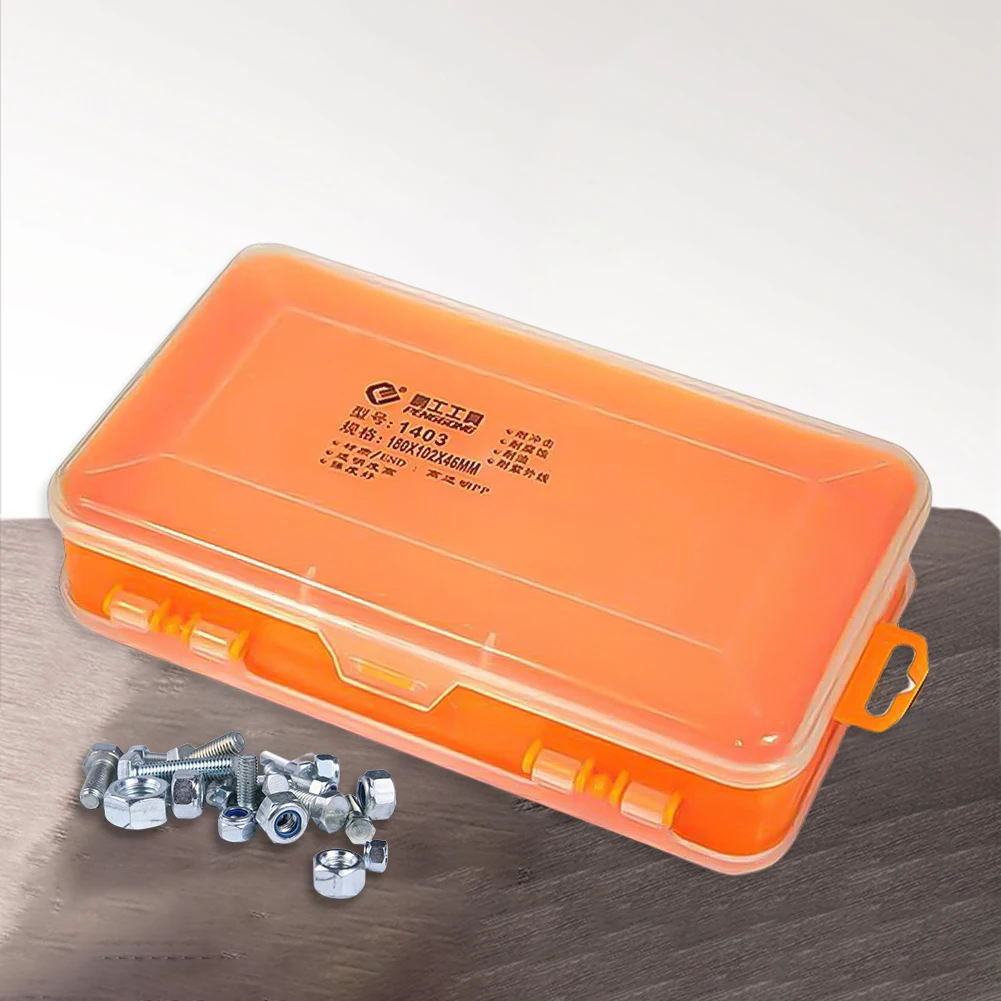 Plastic Double-Side Tool Box Tool Storage Box Compartment Part Screws Container Toolbox Multifunctional Hand Tools Storage Boxes