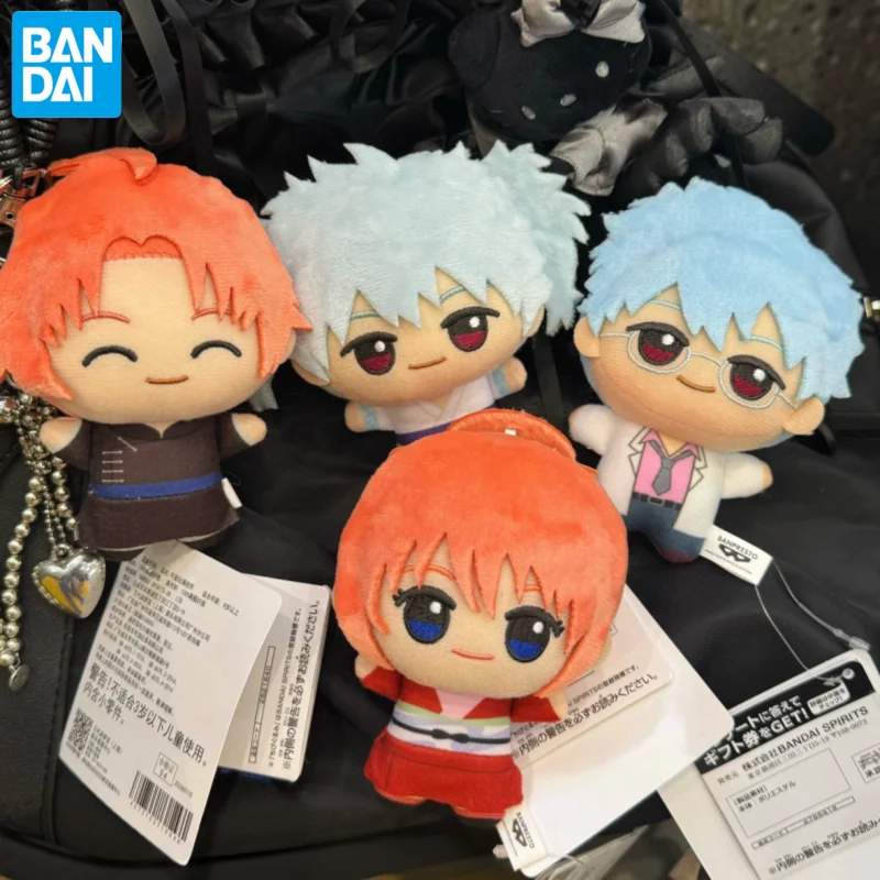 Bandai Original Gintama  Yoshiwara In Flames Vol 1 Plush Dolls Stuffed Anime Character Periphery Doll Toys Collection Fans Gifts