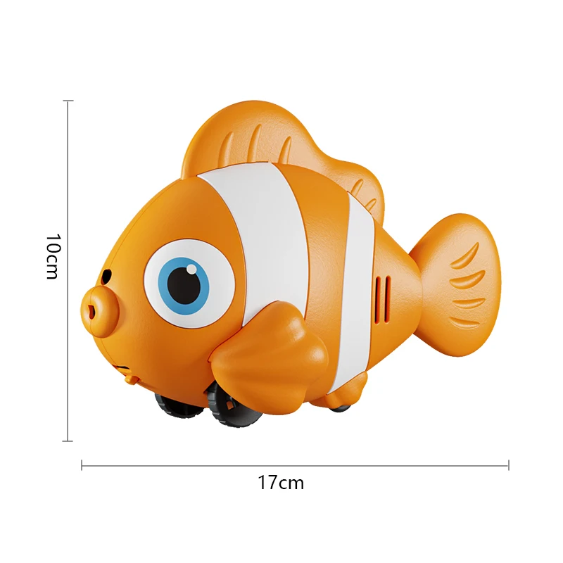 Robô eletrônico peixe rastejando para bebê em movimento dança brinquedo para animais de estimação menina jogo interativo desenvolvimento educação crianças presentes de 3 anos