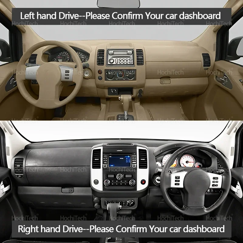 Dashboard Cover Pad Car Liner Anti-UV Mat Sunshade Dashmat Carpet Dash LHD RHD Carpet Rug for Nissan Frontier 2007-2021 view 2
