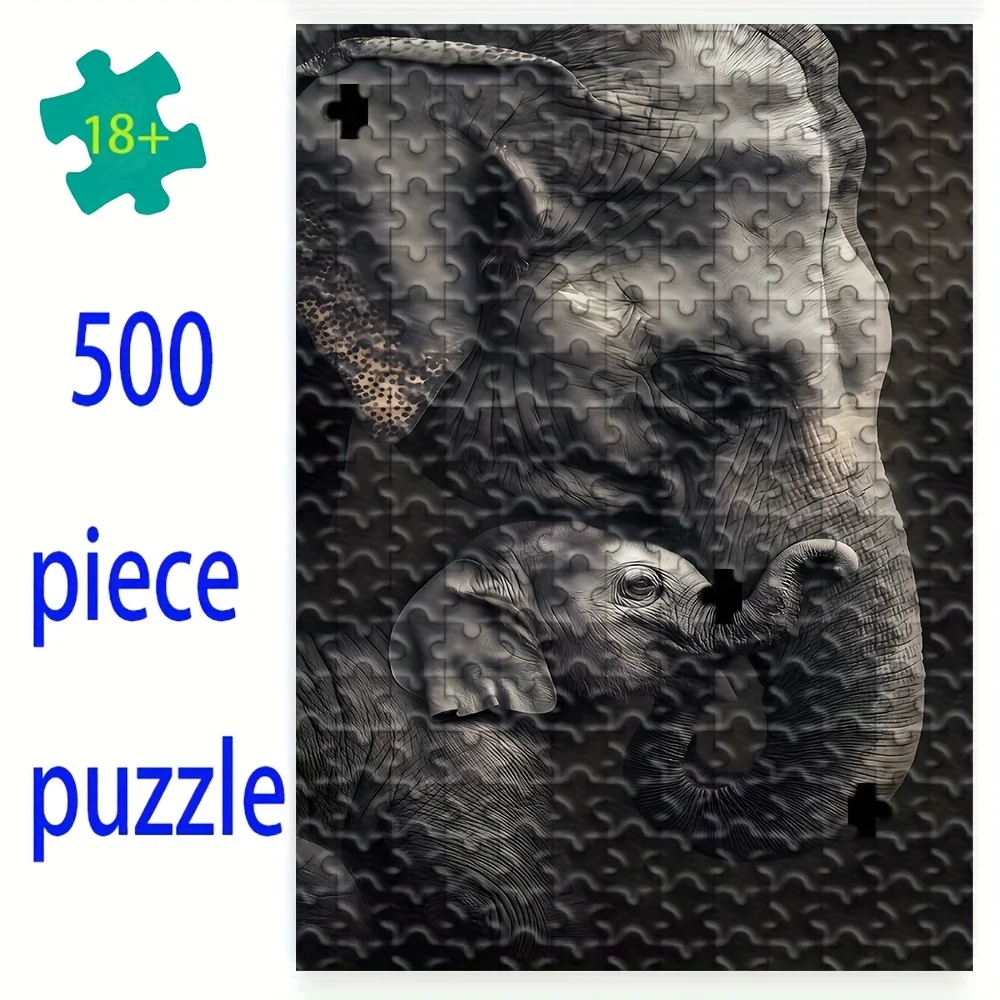 500/1000 stuks puzzel voor volwassenen |   Hoogwaardig, stressverlichtend leuk familiespel, ideaal voor verjaardagen, Kerstmis, Halloween en cadeau