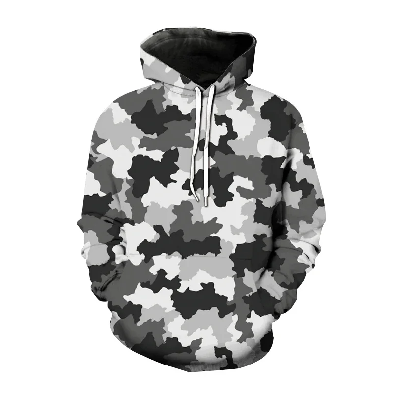 

Jungle Pattern Hoodie Men Camouflage 3D Printed Sweatshirt Oversized Casual Street Kids Camo Hoodies Outdoor Sports Long Sleeves