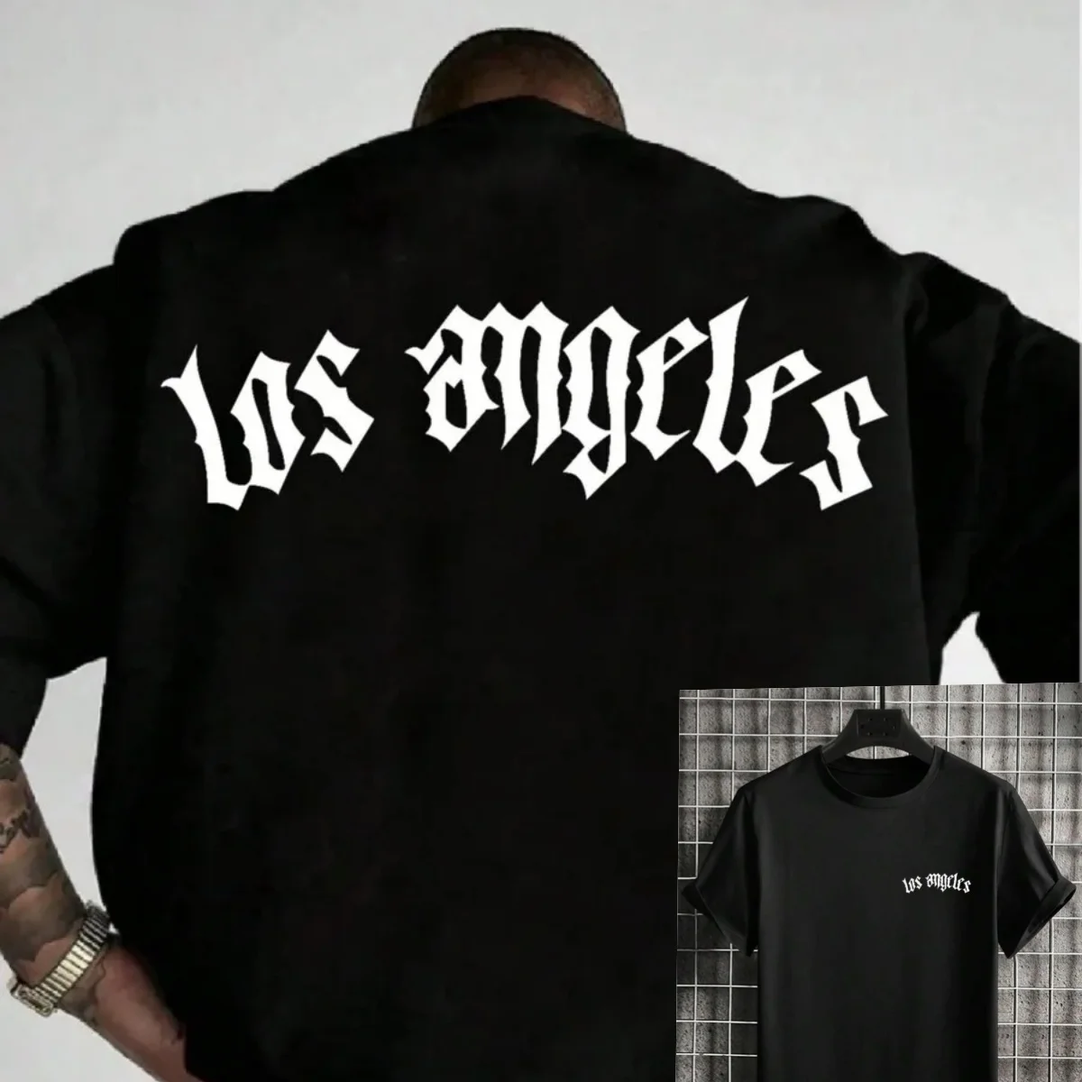 

High Quality Cotton T with Los Angeles Design Ideal for Individuals Who Want To Embrace LA's Trendy Vibe New Arrival Tee S-4XL