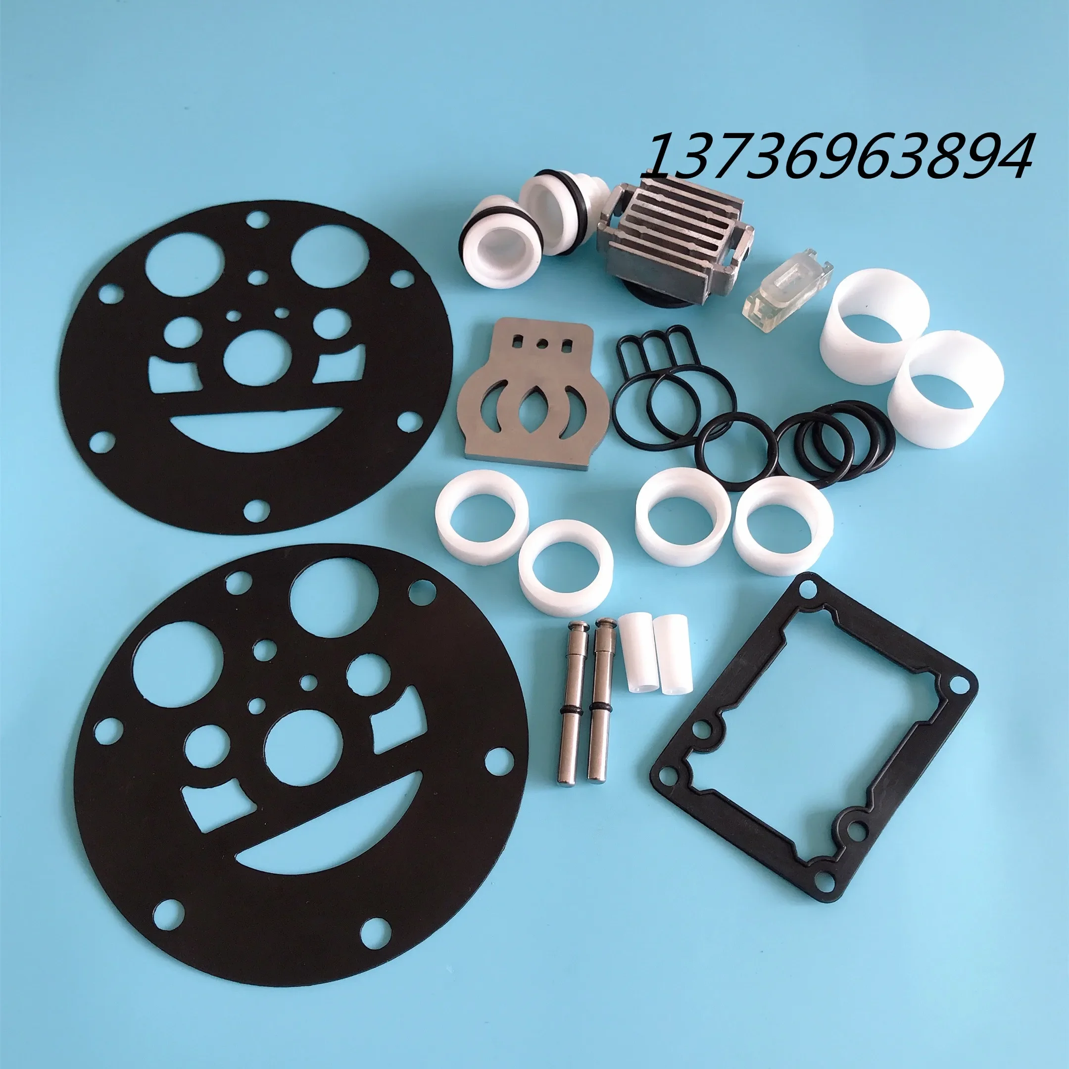 QBY/QBK-25/40/50/65/80/100 Pneumatic Diaphragm Pump Parts Repair Spare Parts Kit Slider Piston