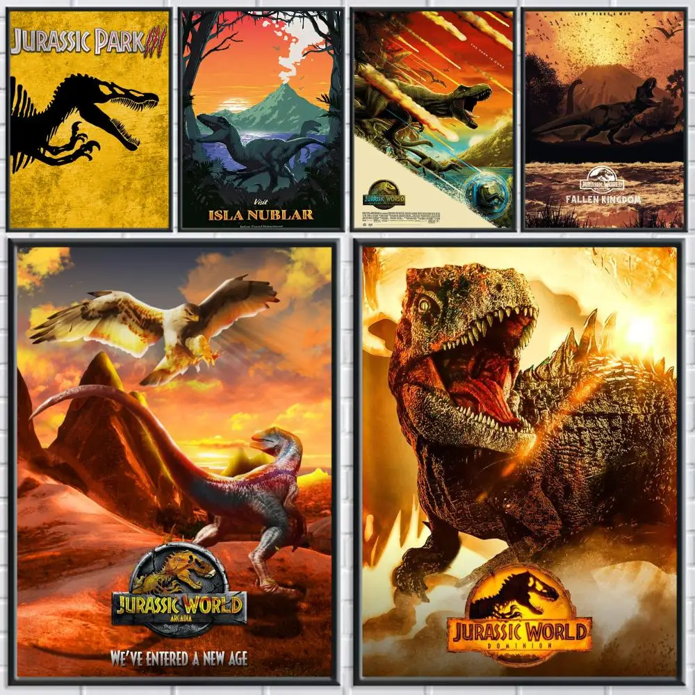 

J-Jurassic W-World Poster Holiday Gifts Designed For Home Restaurant Office Space Corridor Wall Art