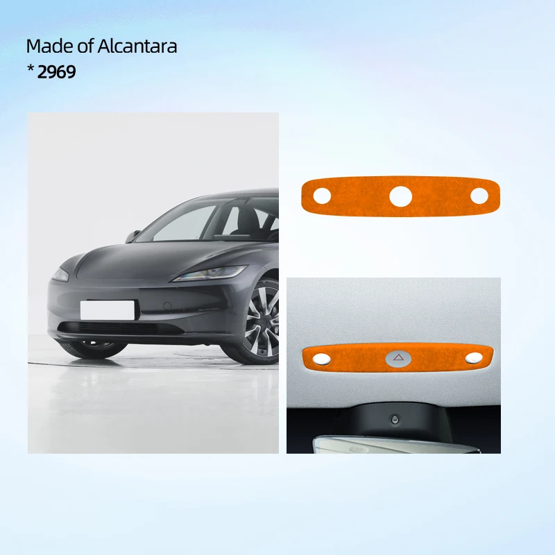 

Автомобильная лампа для чтения, ультратонкая декоративная защитная наклейка, замша для Tesla model 3 2023, аксессуары для автомодификации