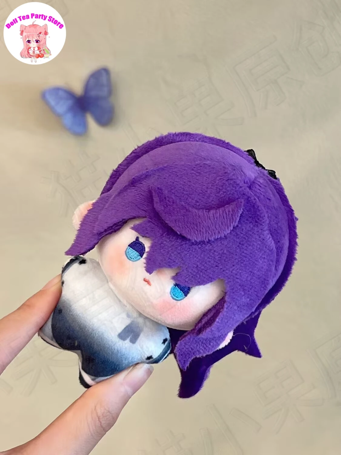 ASAHINA MAFUYU Mini Cotton Doll Adorable Print Starfish Body Game 10CM Pendant Plush Stuffed Dolls Keychain Toys Holiday Gift