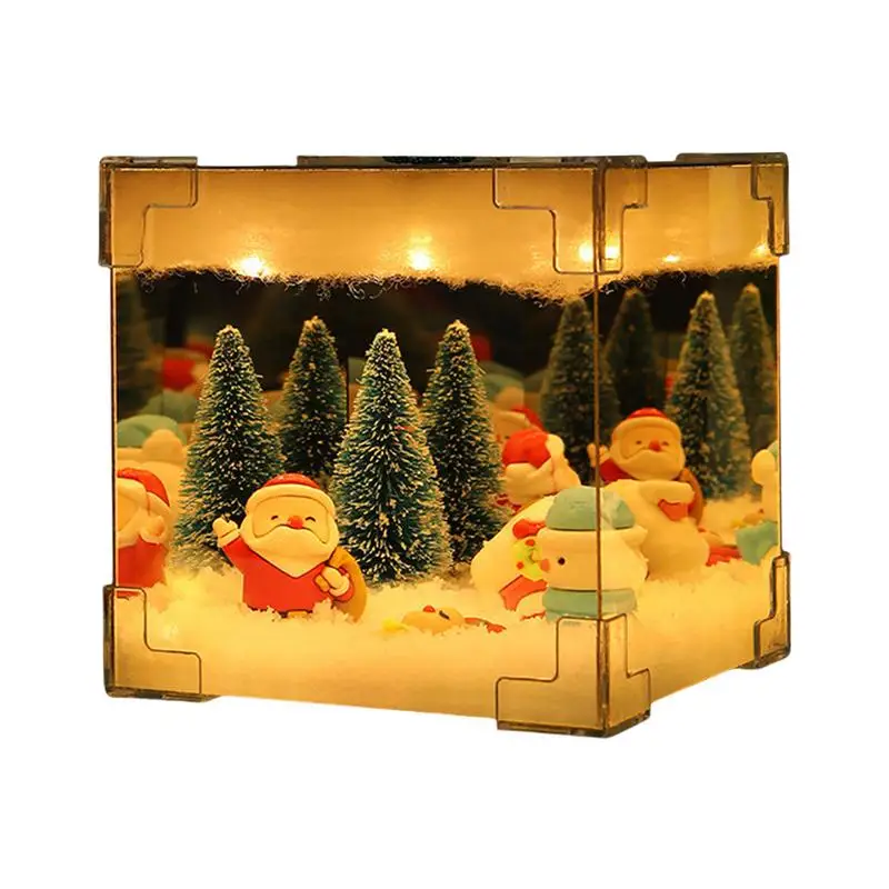 Christmas Night Light Christmas Nightlight Cube Light Christmas Bedroom Decor Vintage Christmas Decorations Christmas Lamps For