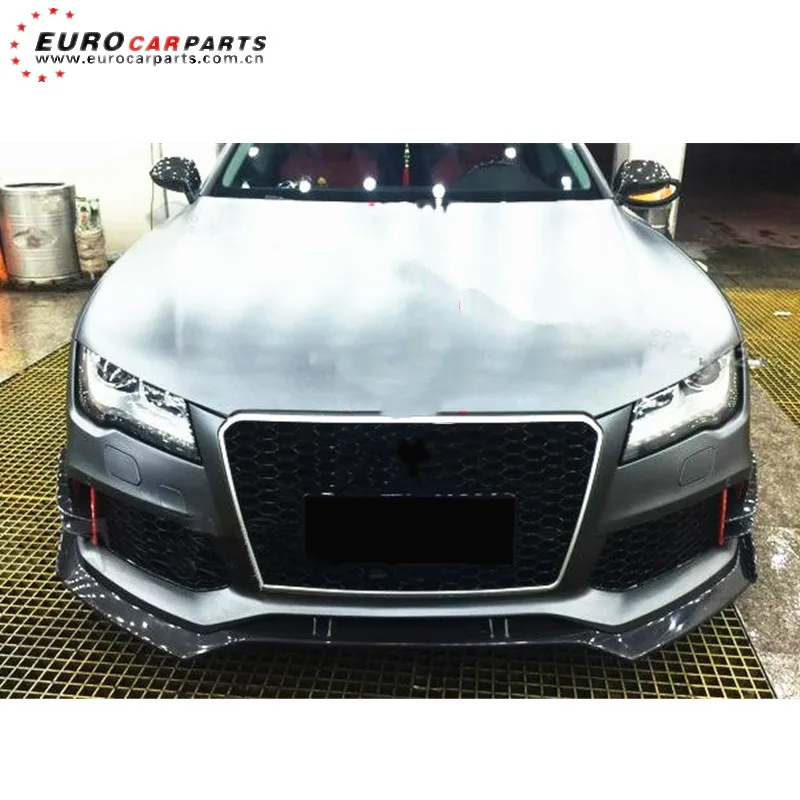 

RS7 front lip fit for RS7 2011-2015year carbon fiber A-style front lip for RS7