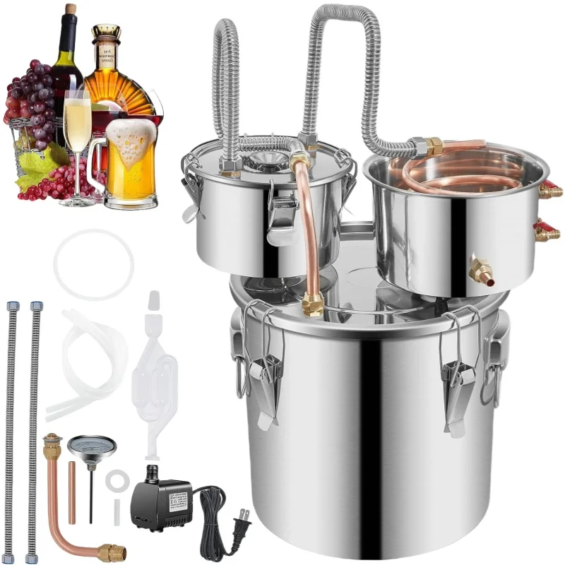 Extractor de Aceites Esenciales Pequeño, Máquina de Destilación para Uso Doméstico, Equipo de Elaboración y Destilación