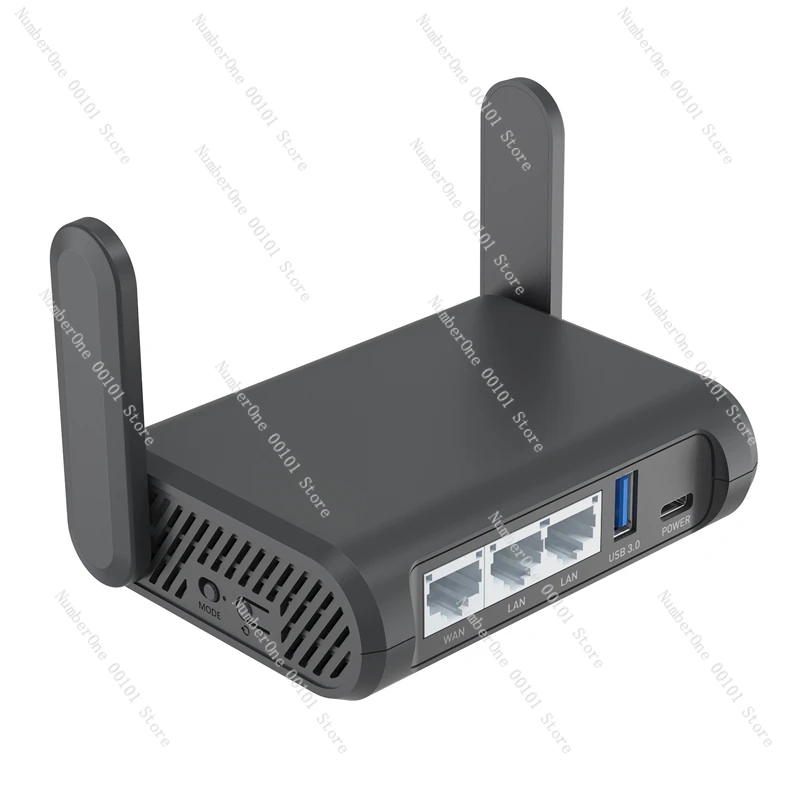 A1300 Gigabit router portable dual-band wireless wifi5 smart with USB port supports one-click side routing mode